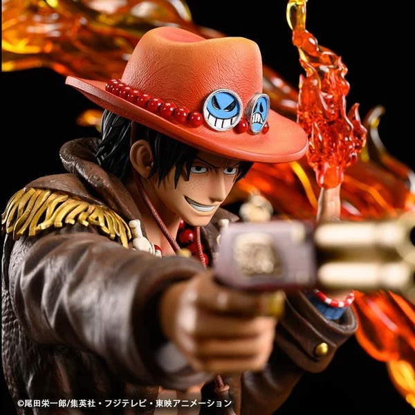 プレックス 『ONE PIECE』 ワンピース ログコレクション 大型スタチューシリーズ エース 1／4スケール（塗装済み完成品フィギュア）