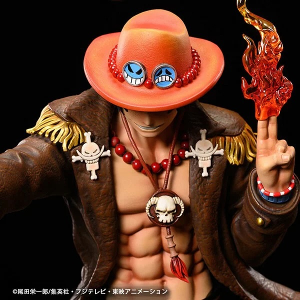 プレックス 『ONE PIECE』 ワンピース ログコレクション 大型スタチューシリーズ エース 1／4スケール（塗装済み完成品フィギュア）