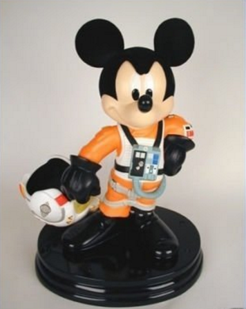 Walt Disney (ディズニー) Star Wars (スターウォーズ) Weekends Original 2007 MICKEY MOUSE X-WING PIL