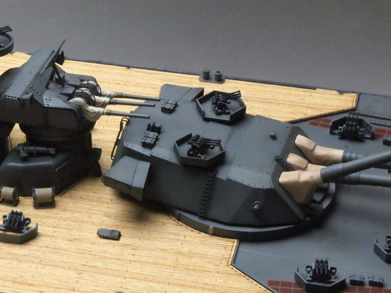 戦艦大和 1/350 完成品 プラモデル 組立・塗装済み タミヤ 当社オリジナルメイド